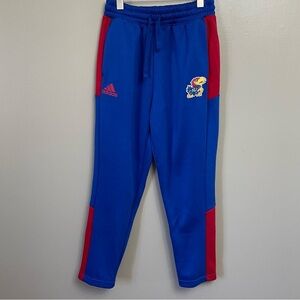 Kansas Jayhawks size medium NCAA Adidas Aeroready Warm Up Pants